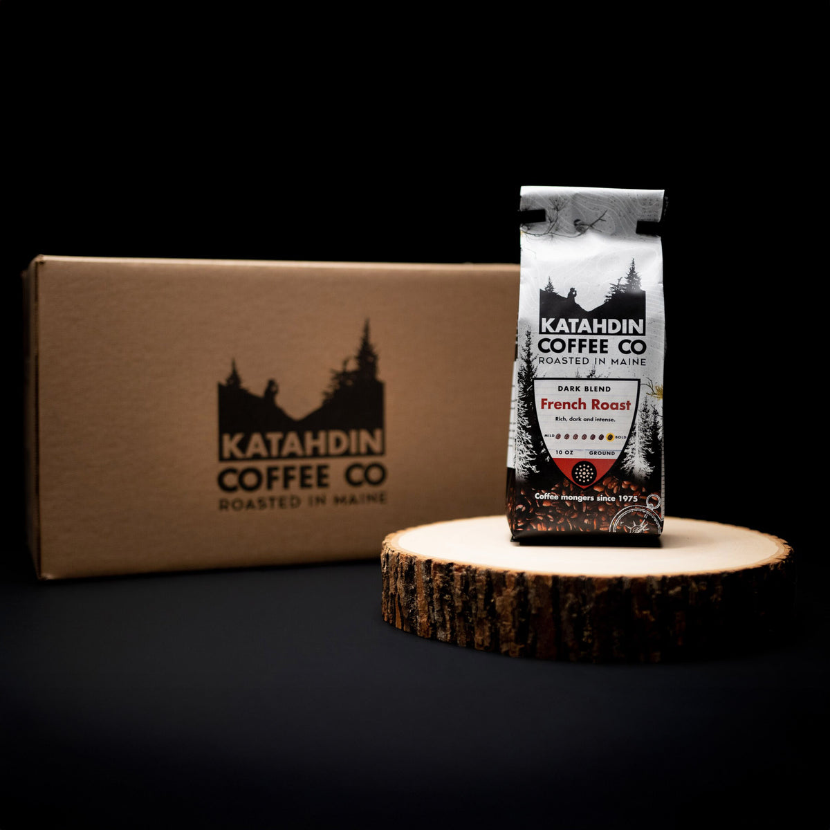 Katahdin French Roast Ground | 10 oz Bag